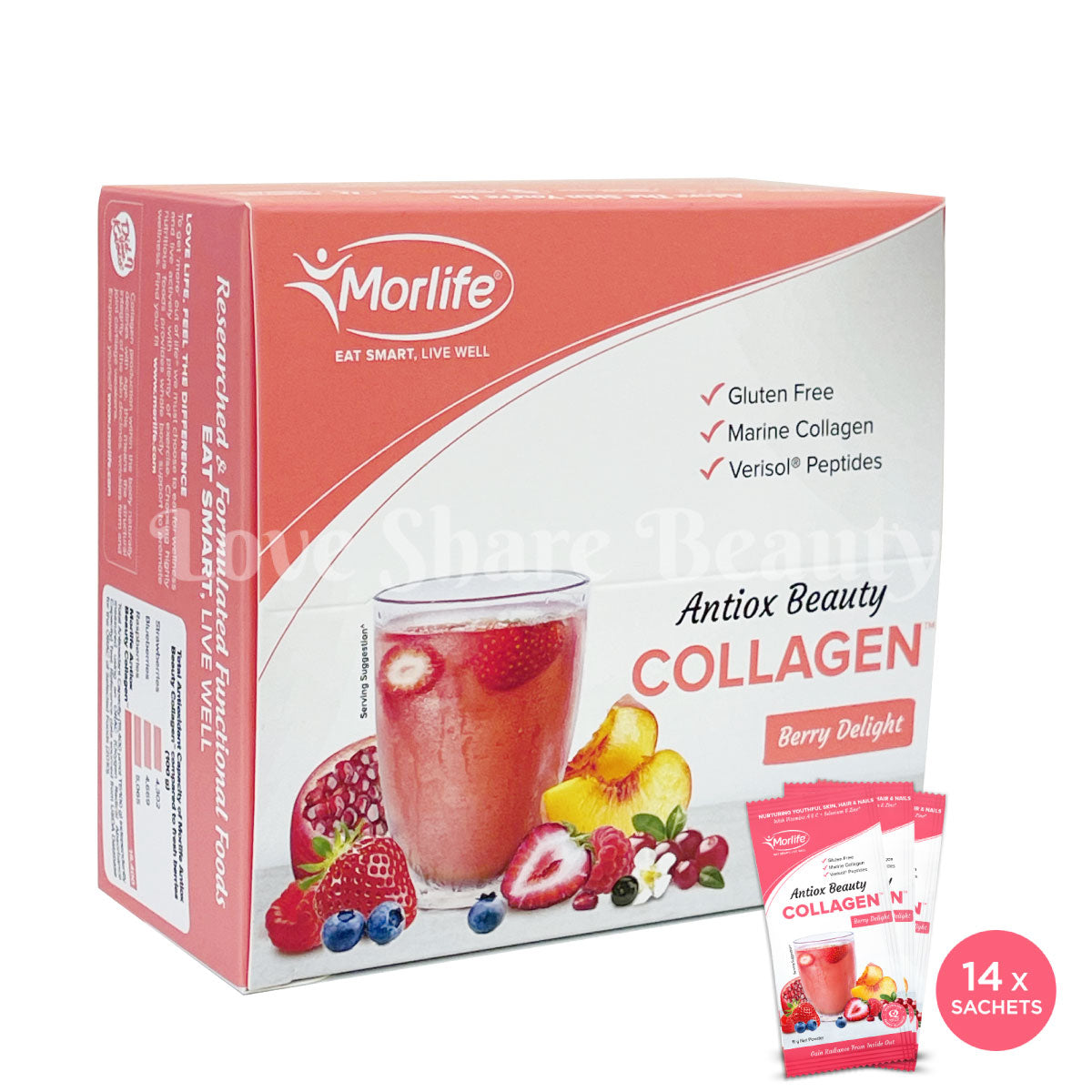 ML 少女膠原蛋白粉 (一盒14包) Antiox Beauty Collagen Handy Pack (14 sachets)